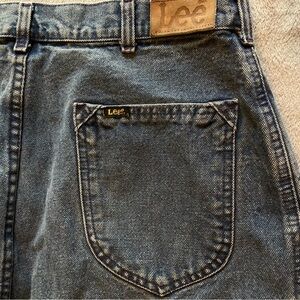 Vintage 80s Lee Jeans | Union Made | Leather Patch | Unisex